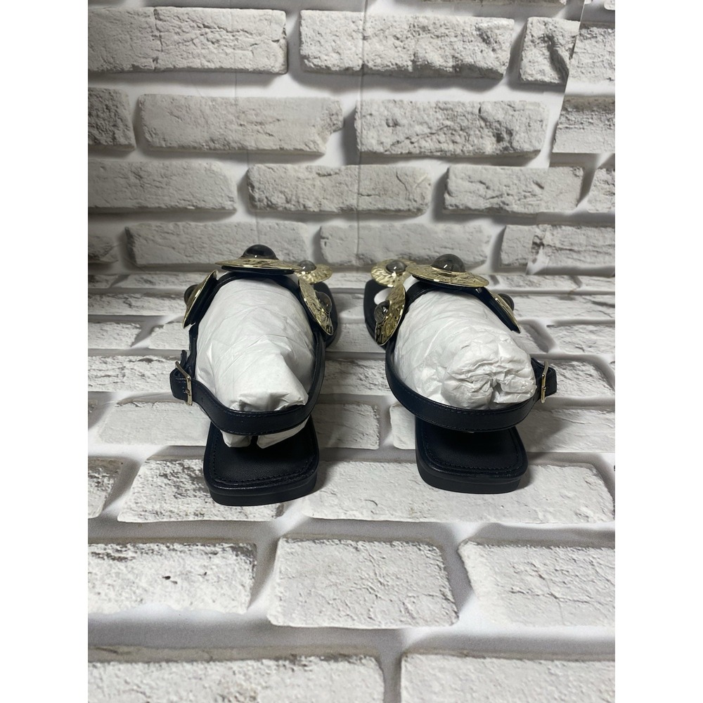 Katy‎ Perry Collections THE CAMIE STONE SANDAL in Black Women's Size 5M - Picture 5 of 9